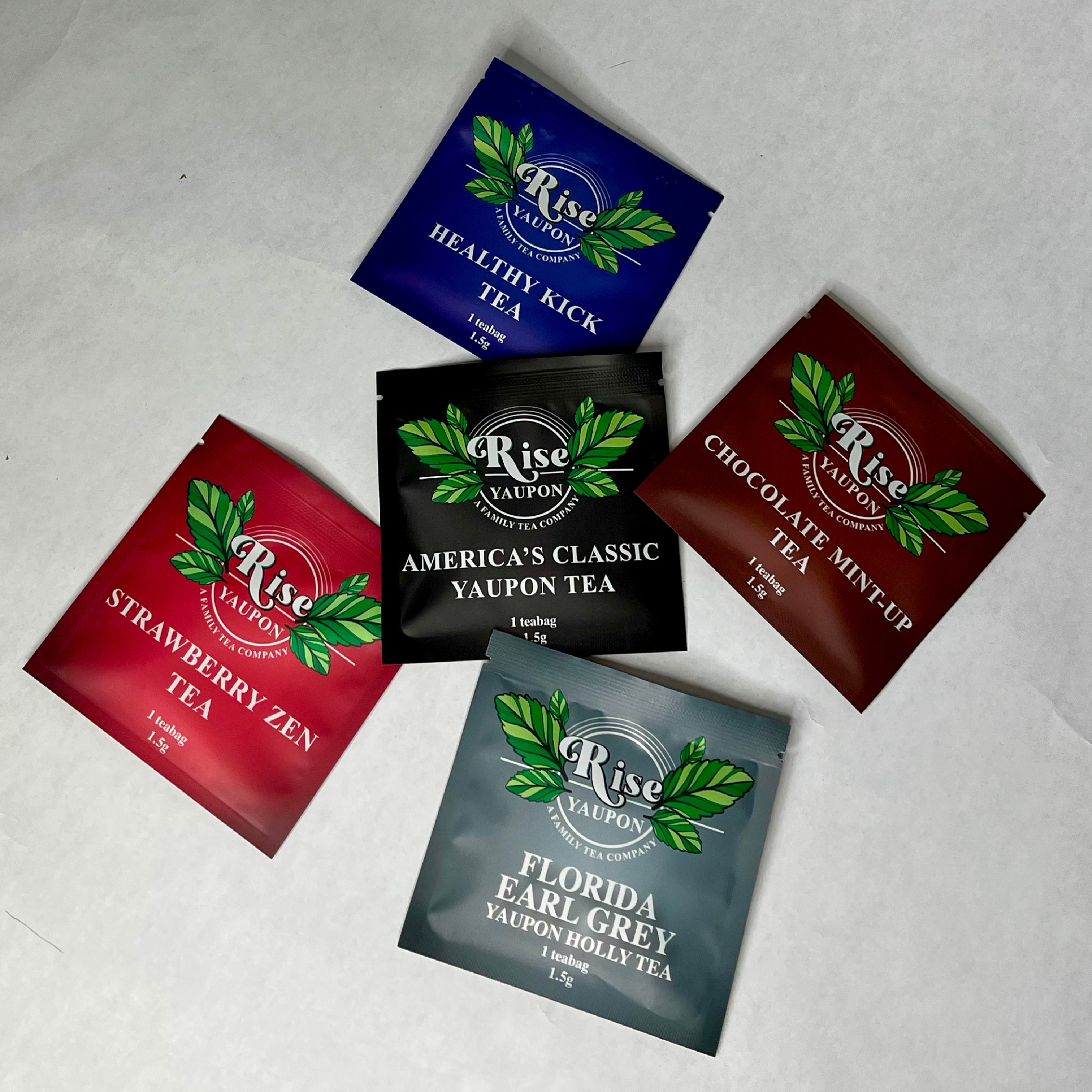 Rise Yaupon 5-Blend Sampler Pack