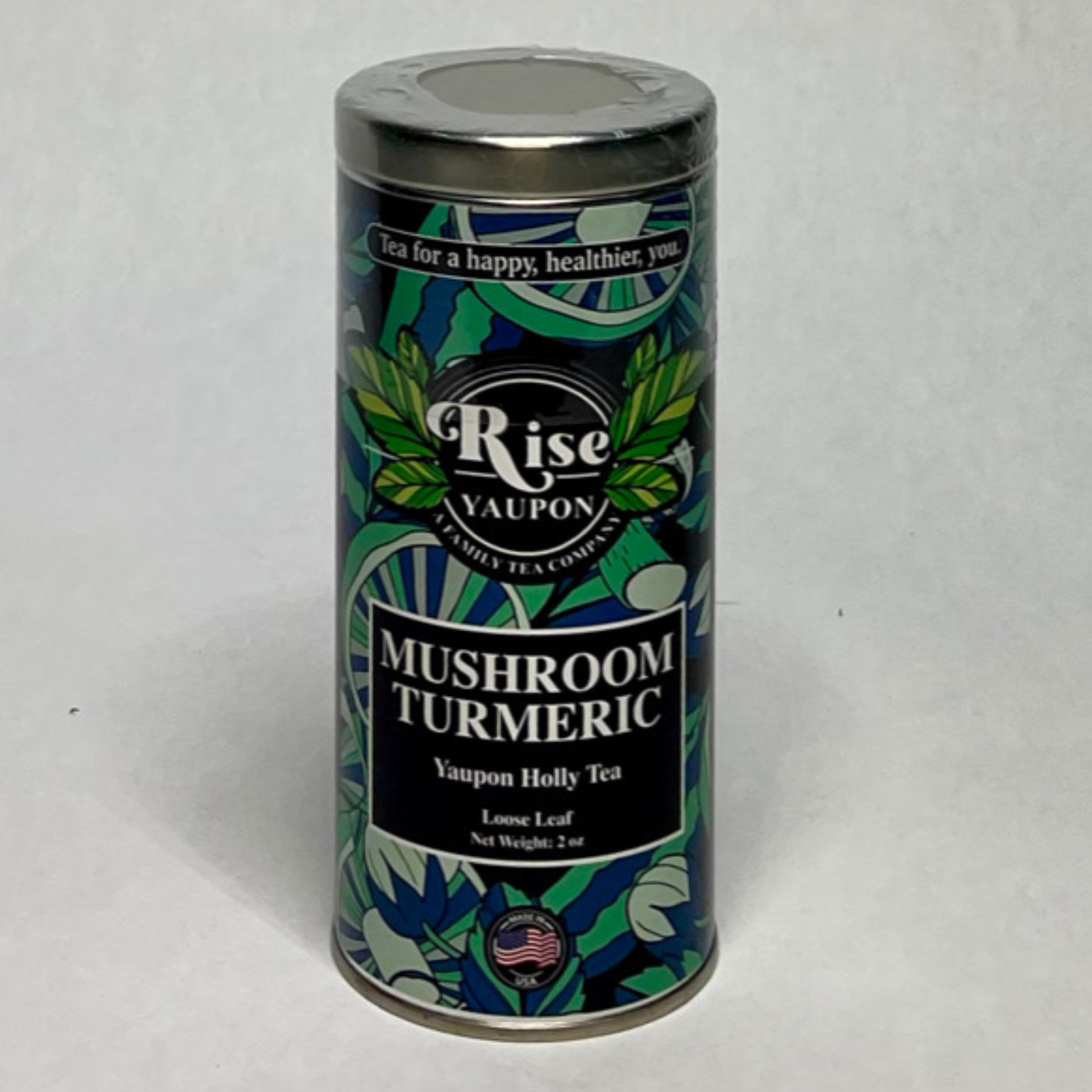 Mushroom Turmeric Yaupon Holly Tea