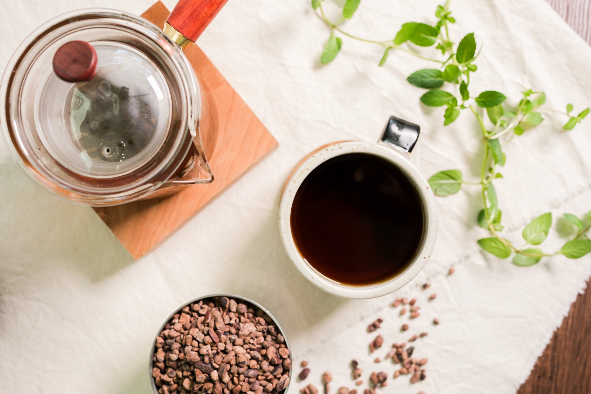 Chocolate Mint-Up Yaupon Tea