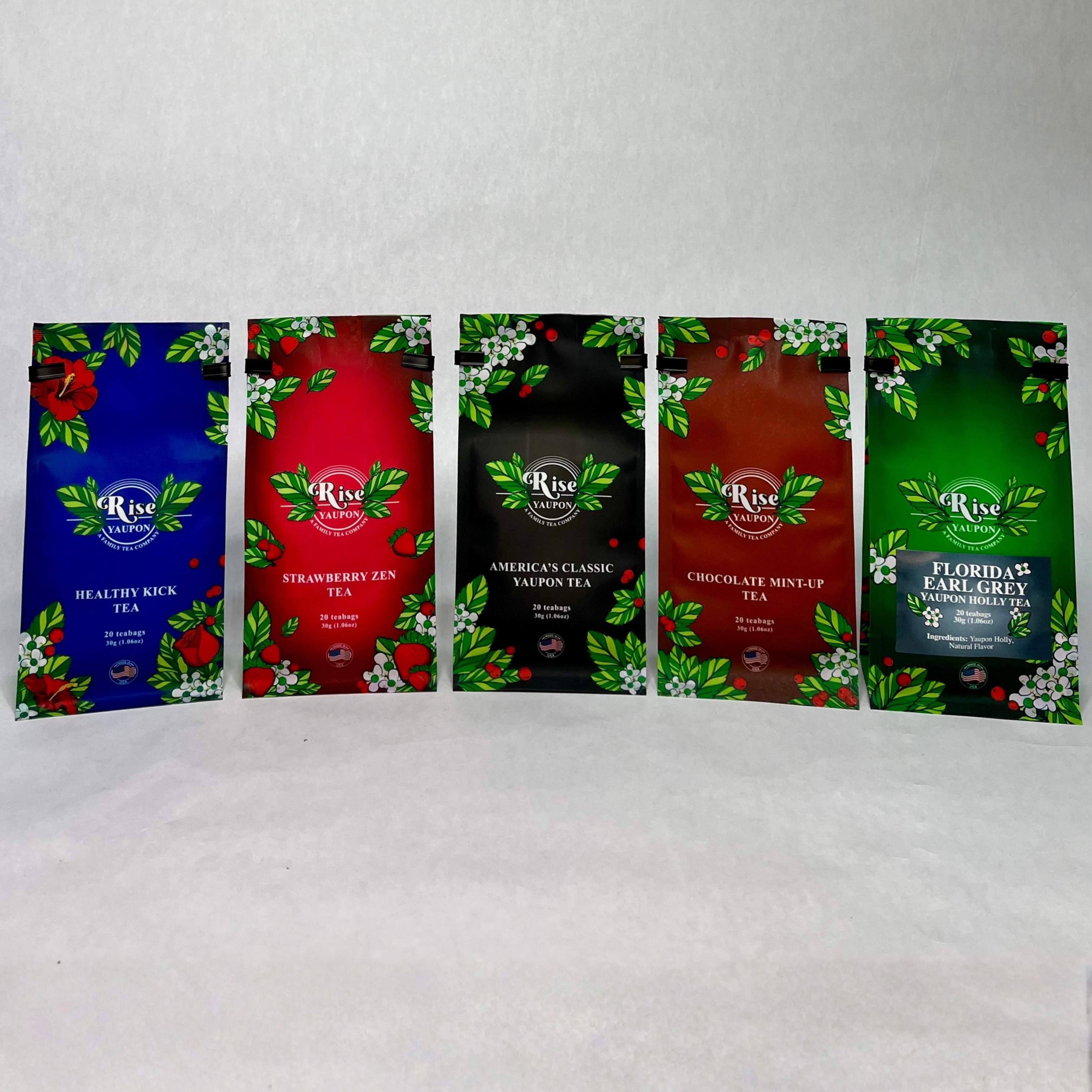 Extended Family Pack Yaupon Teas