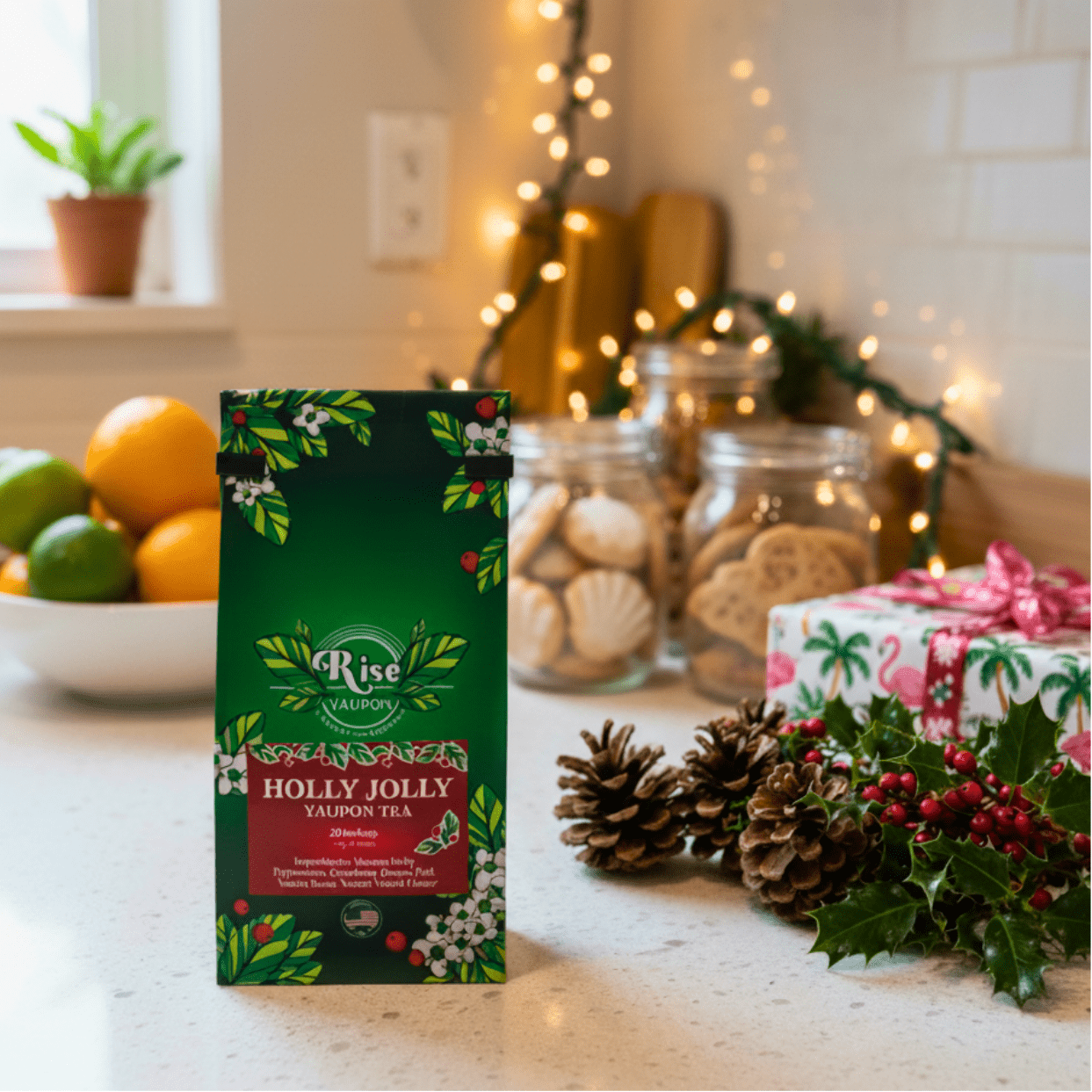 Holly Jolly Yaupon Tea — Limited Edition Winter Blend