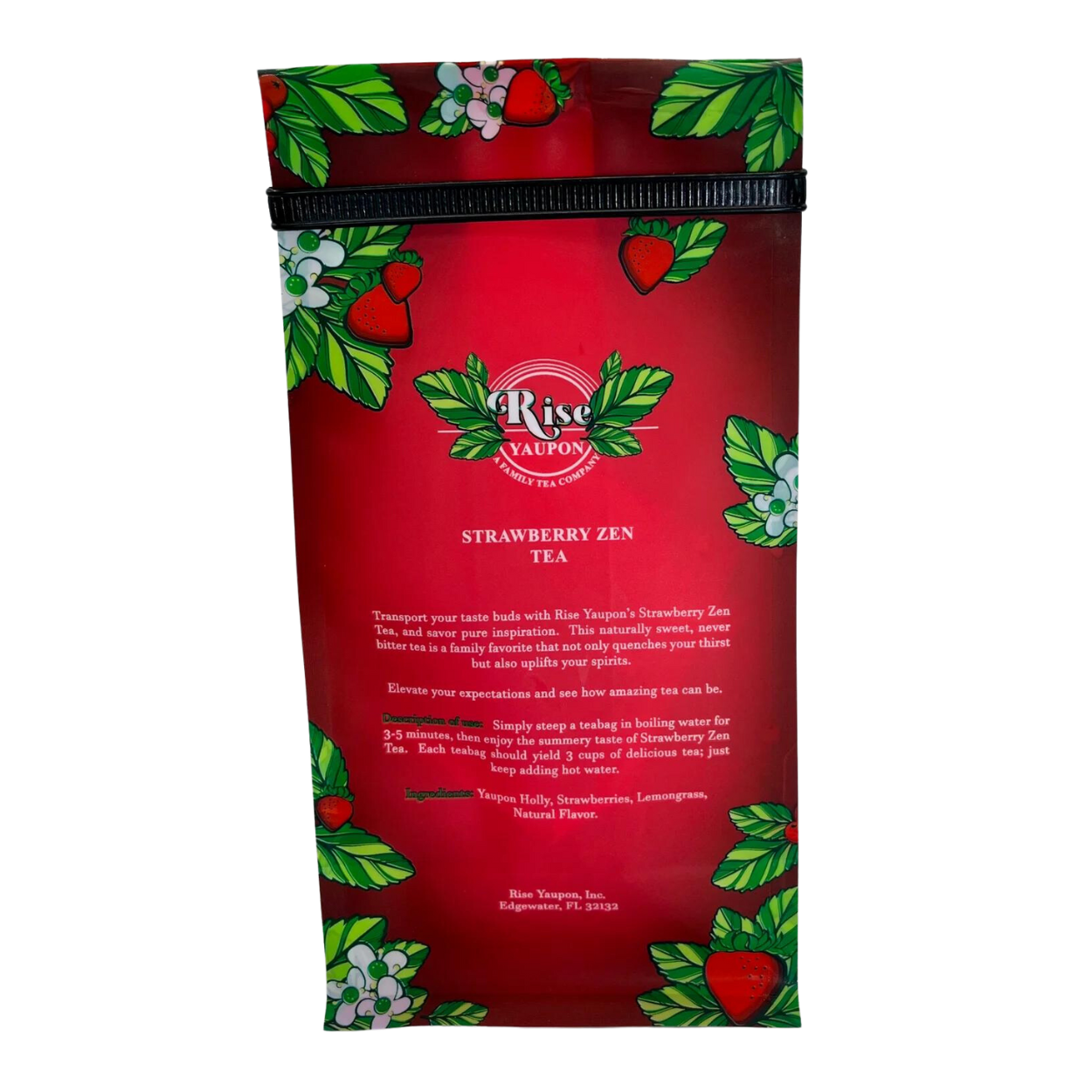 Strawberry Zen Yaupon Tea