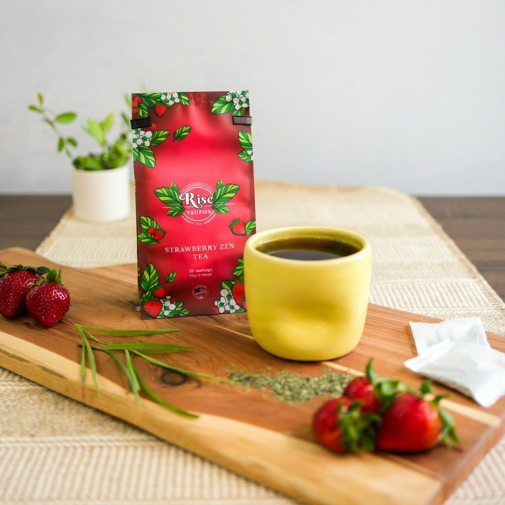 Strawberry Zen Yaupon Tea