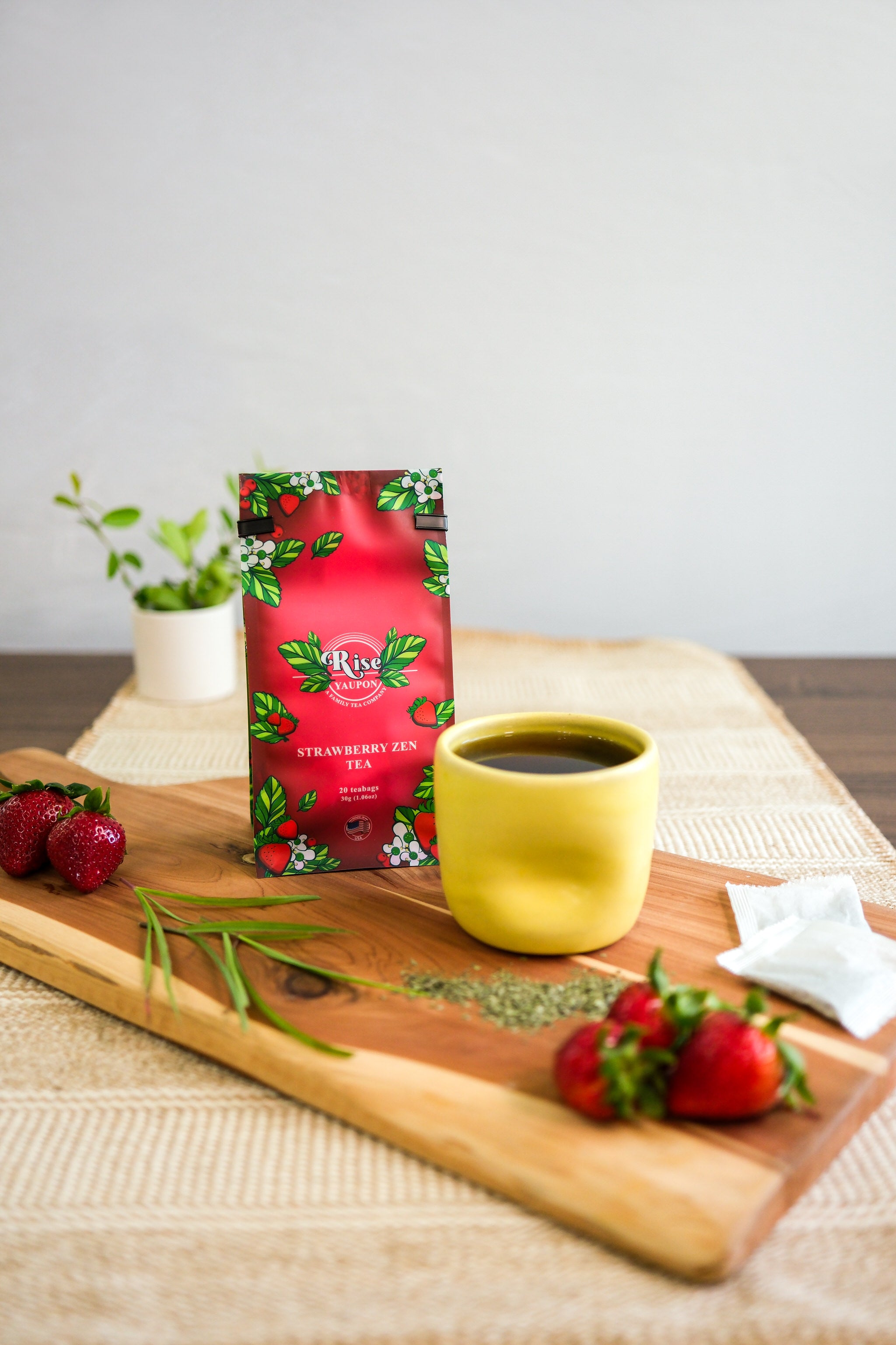 Strawberry Zen Yaupon Tea