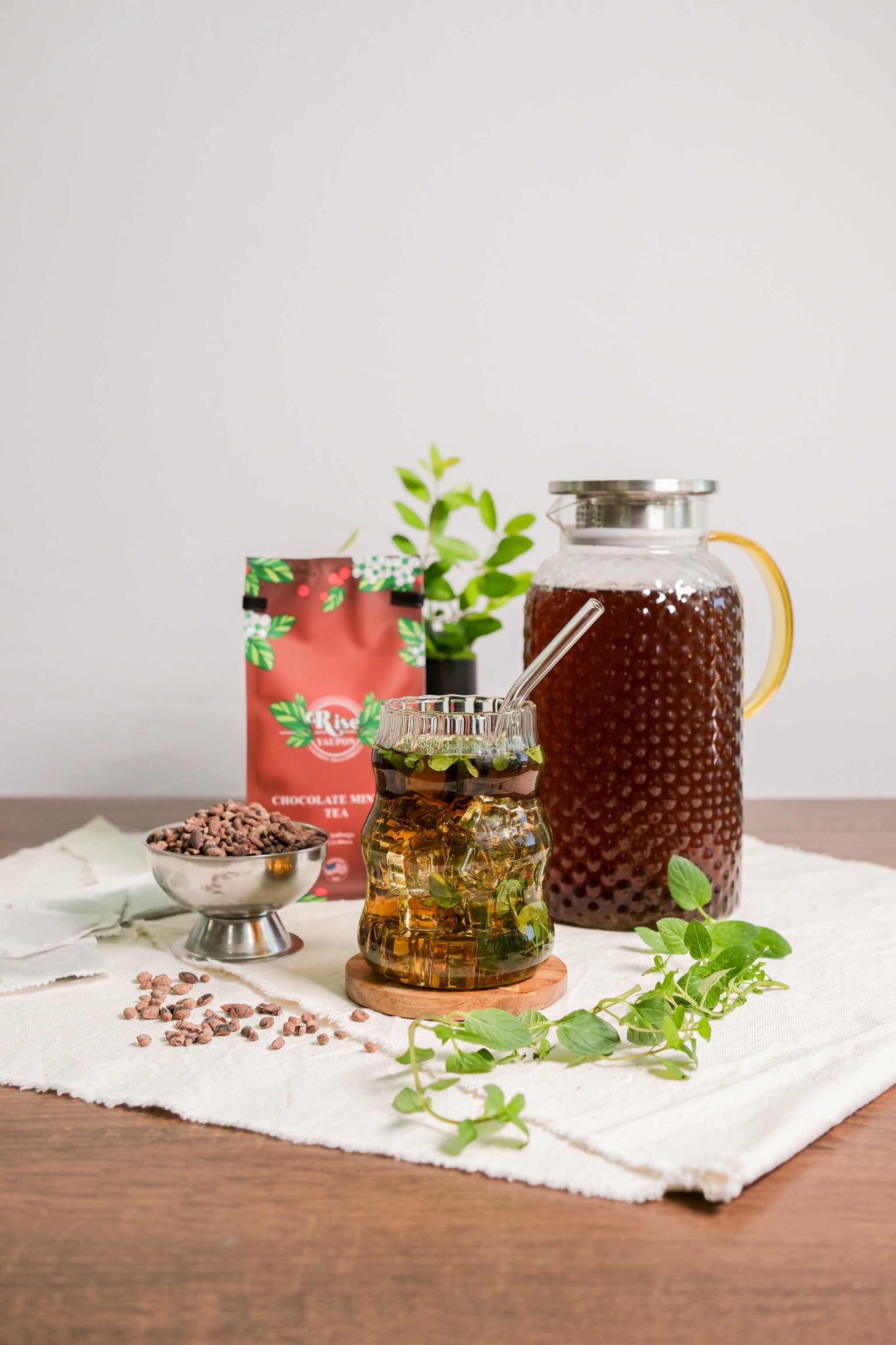 Chocolate Mint-Up Yaupon Tea