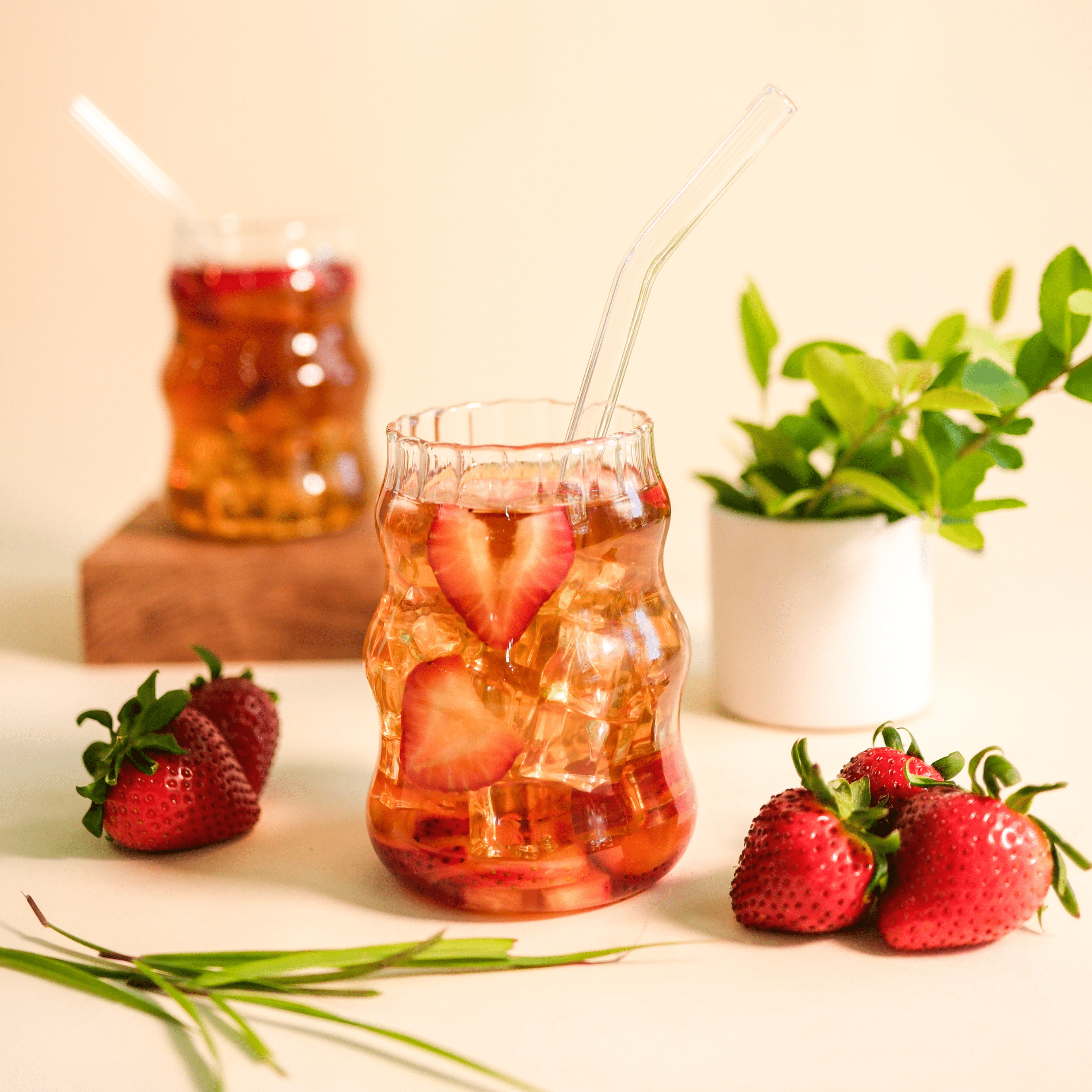 Strawberry Zen Yaupon Tea