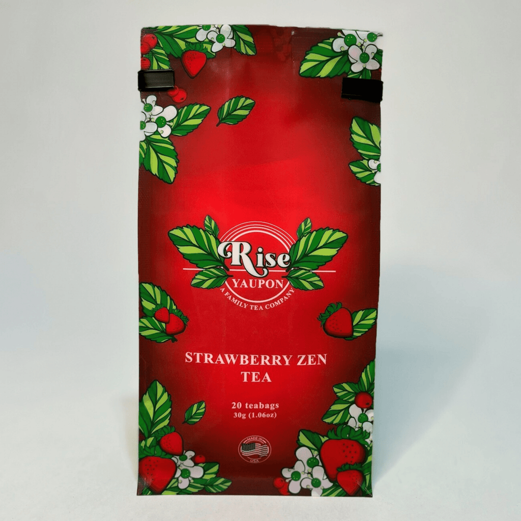 Strawberry Zen Tea - Yaupon Bliss | Rise Yaupon